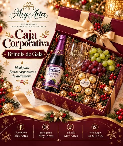 Caja corporativa Brindis de Gala