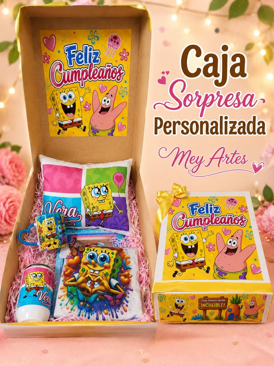 Caja sorpresa de cumpleaños