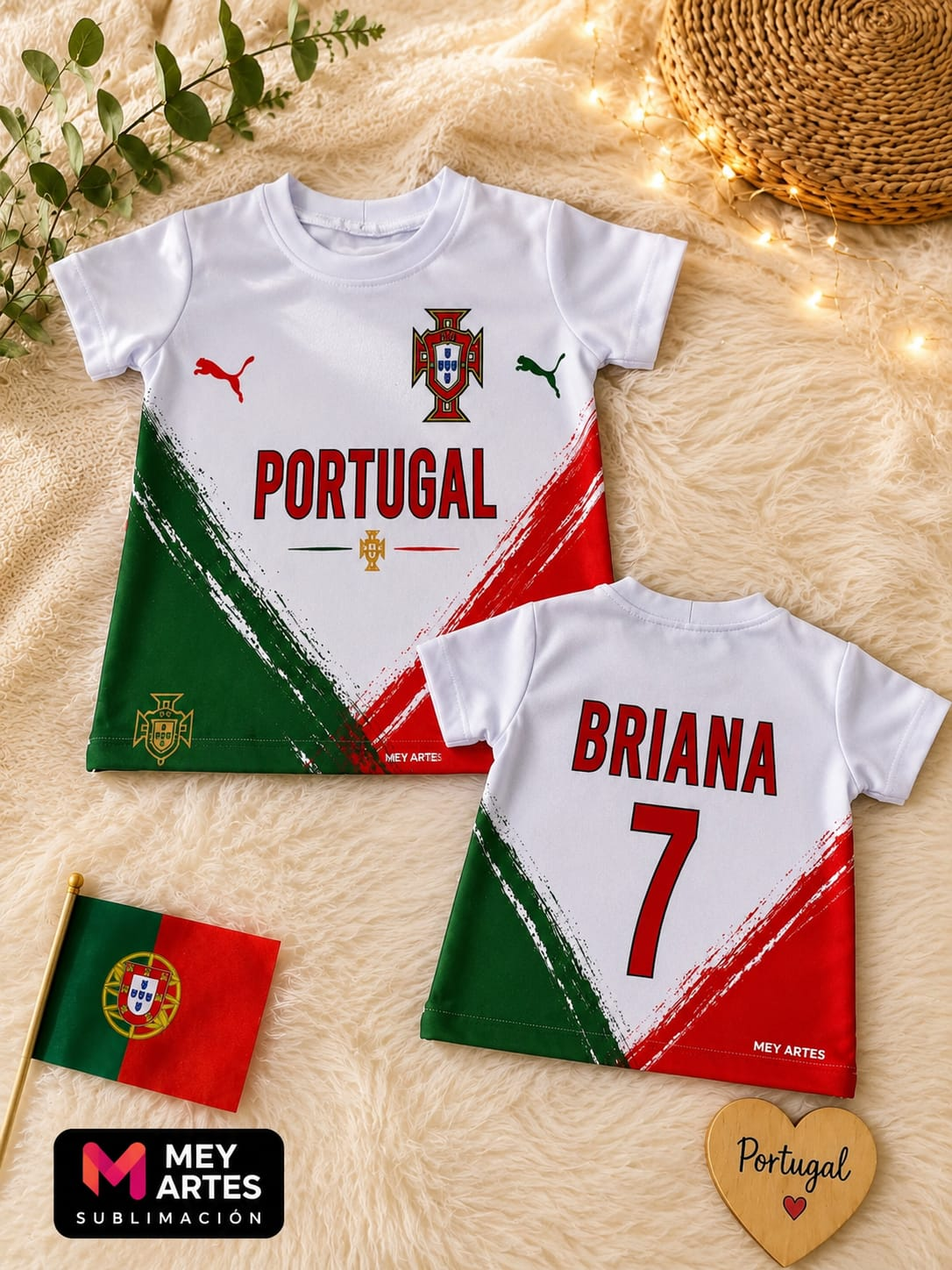 Camiseta personalizada de Portugal