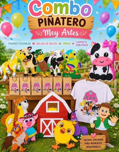 Combo piñatero personalizado