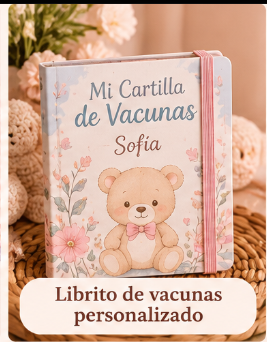 Librito de vacunas personalizado