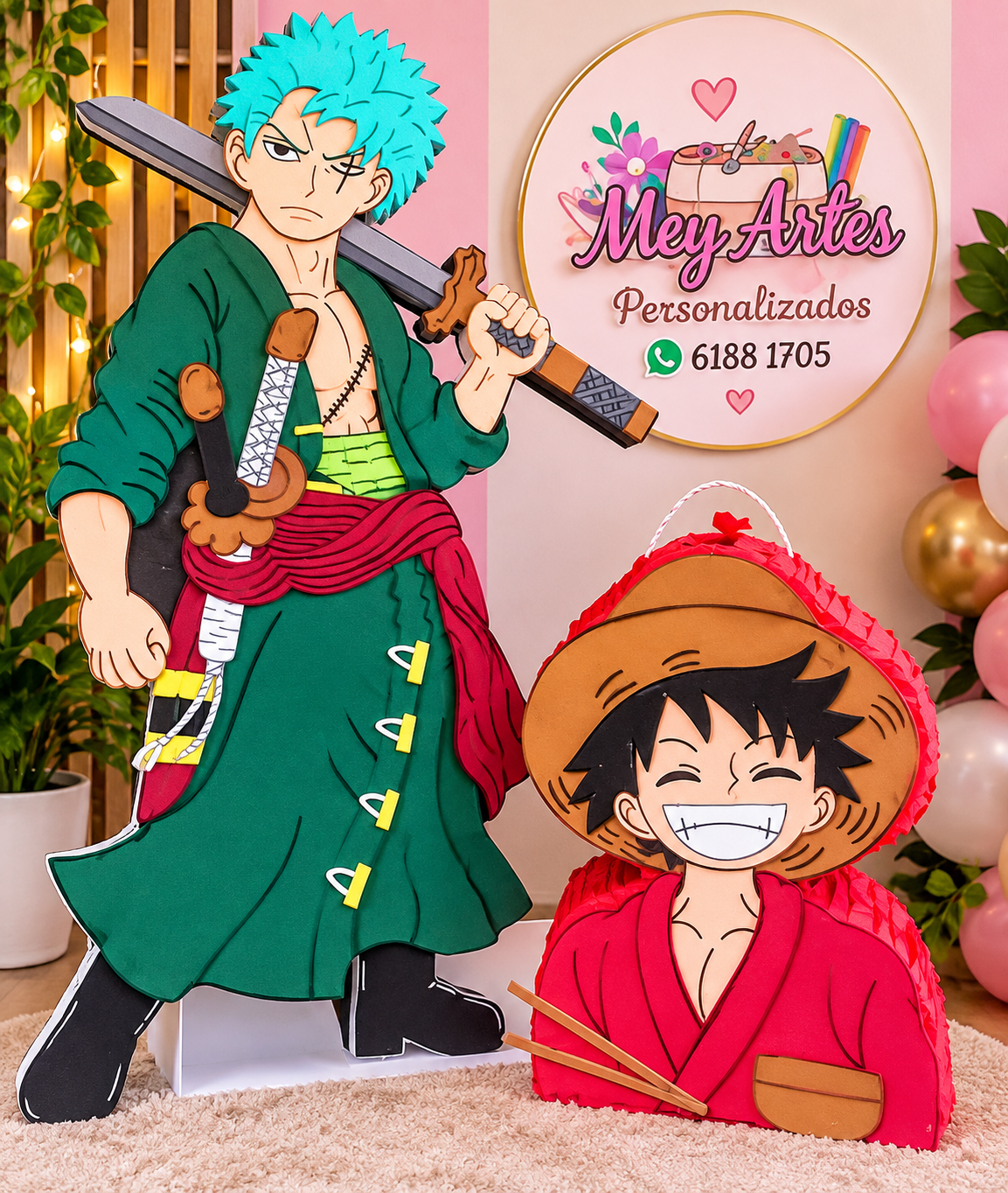 Piñatas personalizadas de anime