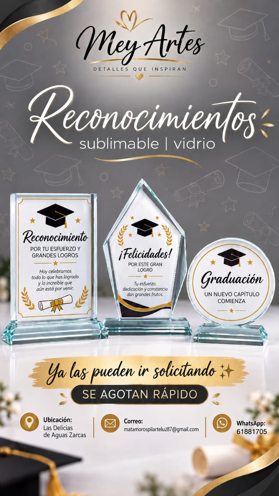 Reconocimiento de vidrio personalizado