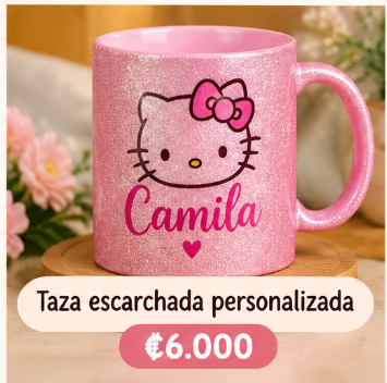 Taza escarchada personalizada