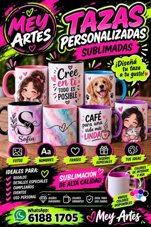 Taza blanca sublimada